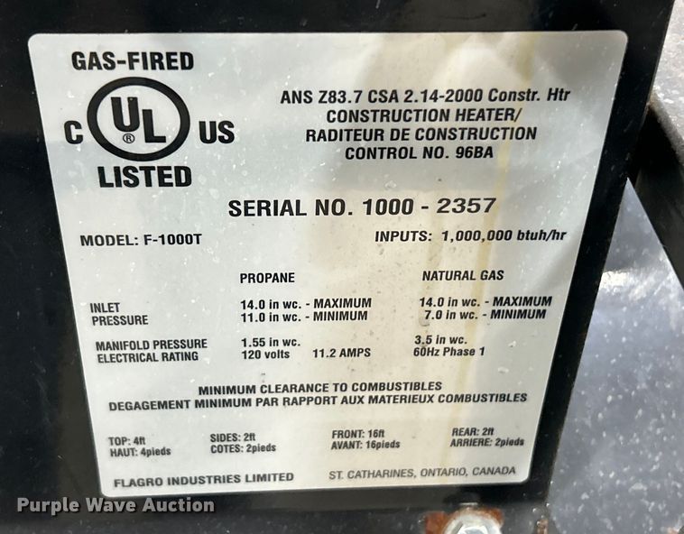 image for item ET6825 (3) Flagro heaters