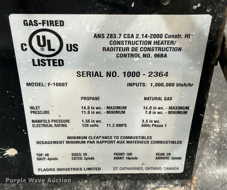 image for item ET6825 (3) Flagro heaters