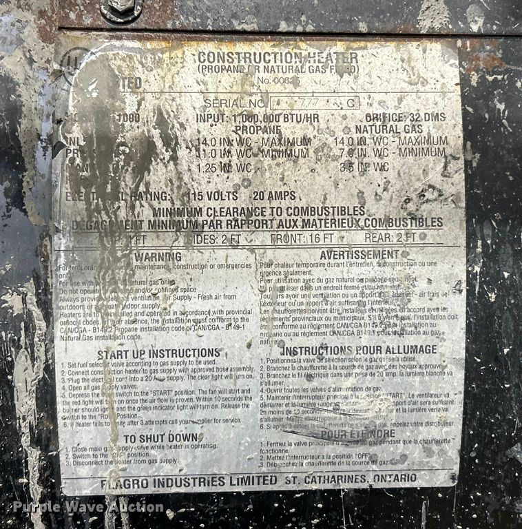 image for item ET6827 (4) Flagro heaters