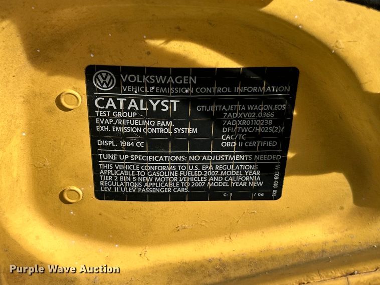 image for item ET6833 2007 Volkswagen Jetta GLI 