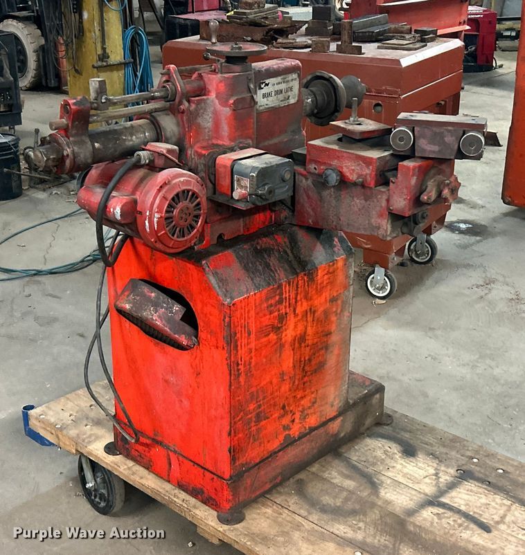 image for item ET6839 Van Norman 204 brake drum lathe