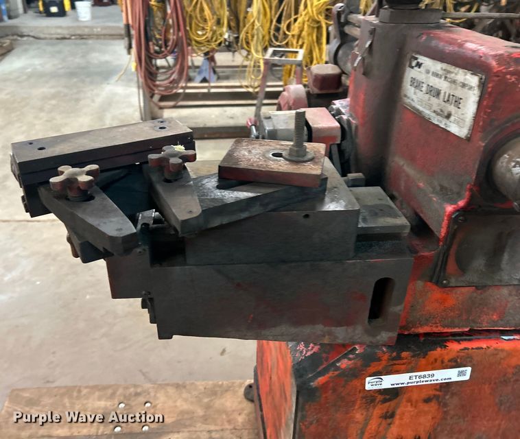 image for item ET6839 Van Norman 204 brake drum lathe