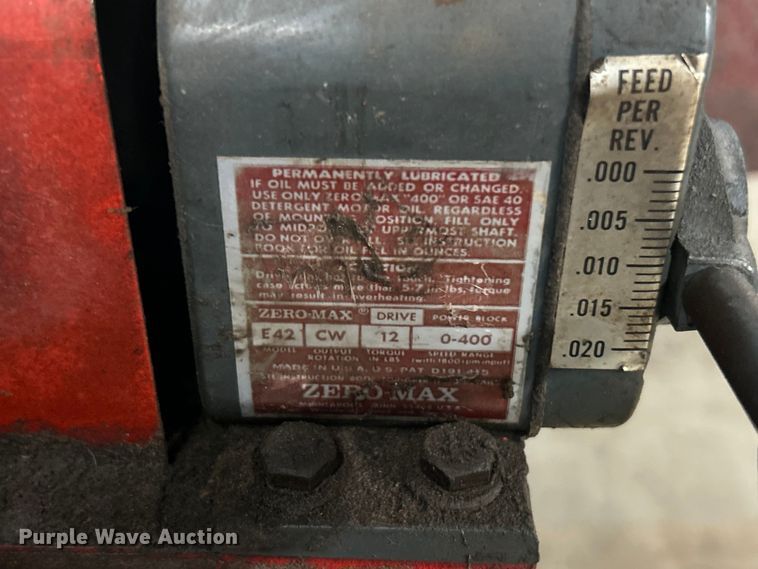 image for item ET6839 Van Norman 204 brake drum lathe