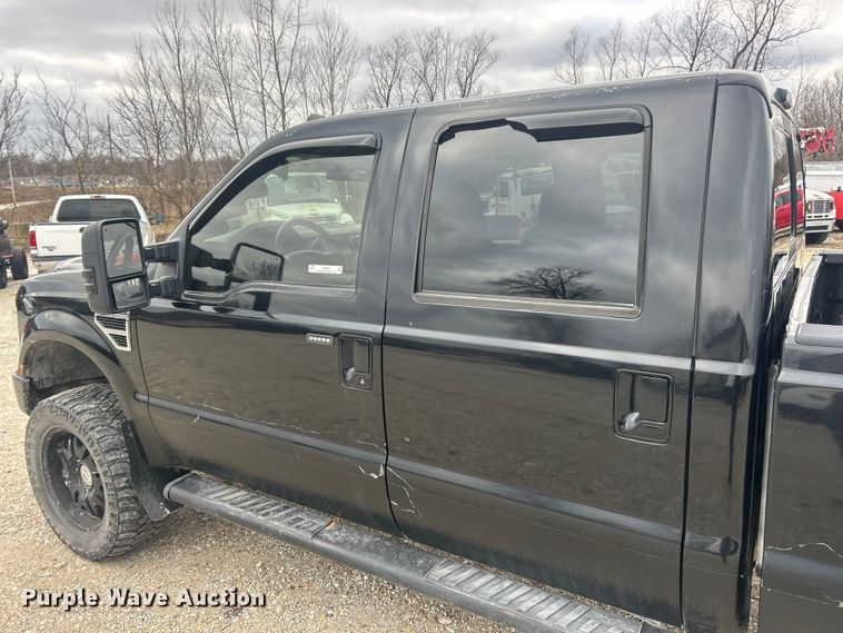 image for item ET6847 2008 Ford F250 XLT Super Duty Crew Cab pickup truck