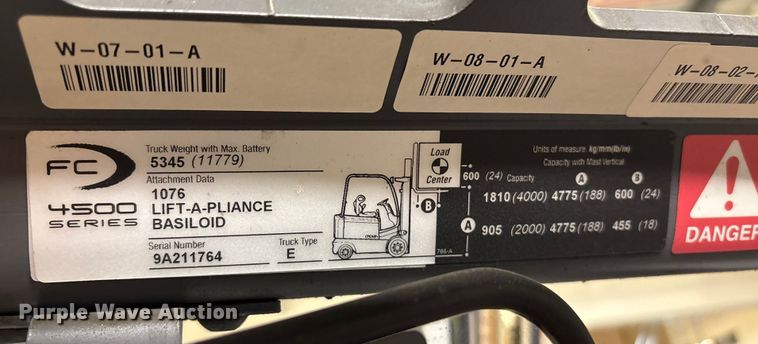 image for item ET8629 2014 Crown FC4515-50 forklift