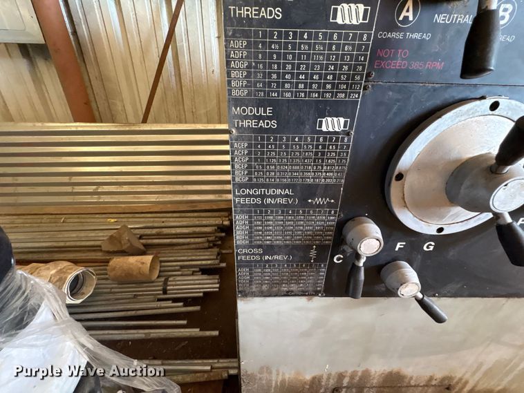 image for item EU0163 Sharp 176 lathe