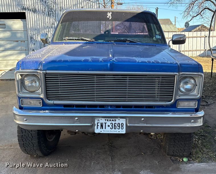 image for item EU4755 1976 Chevrolet K10 pickup truck