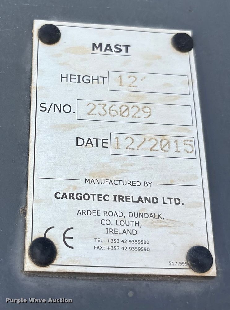 image for item EU4756 2015 Moffett M5501 forklift