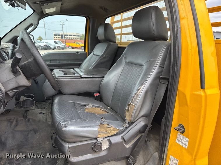 image for item EU5195 2015 Ford F350 Super Duty XL utility bed pickup truck