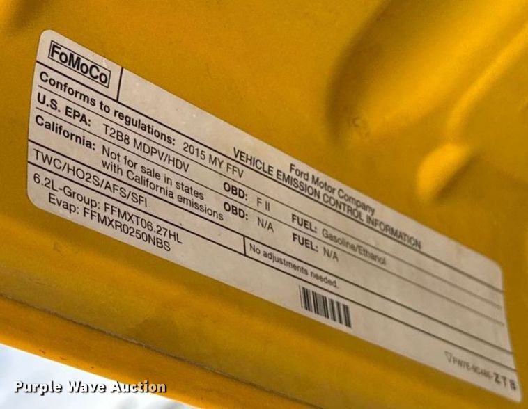 image for item EU5195 2015 Ford F350 Super Duty XL utility bed pickup truck