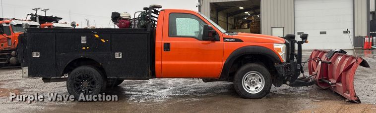 image for item FG2525 2015 Ford F350 utility bed pickup truck