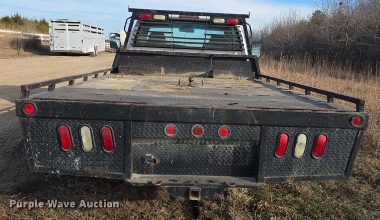 image for item FI0736 1998 Dodge Ram 3500 flatbed pickup truck