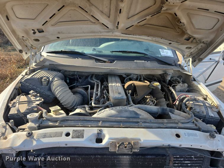 image for item FI0736 1998 Dodge Ram 3500 flatbed pickup truck