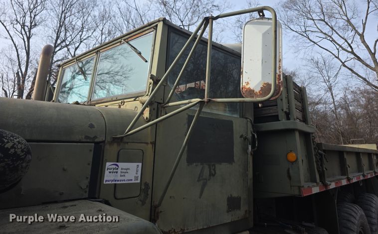 image for item FI0748 1972 American M813 flatbed truck