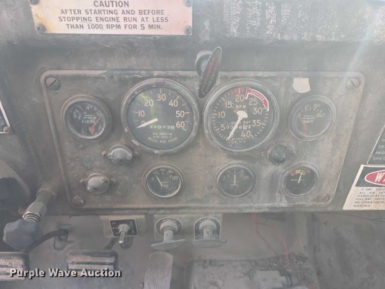 image for item FI0748 1972 American M813 flatbed truck