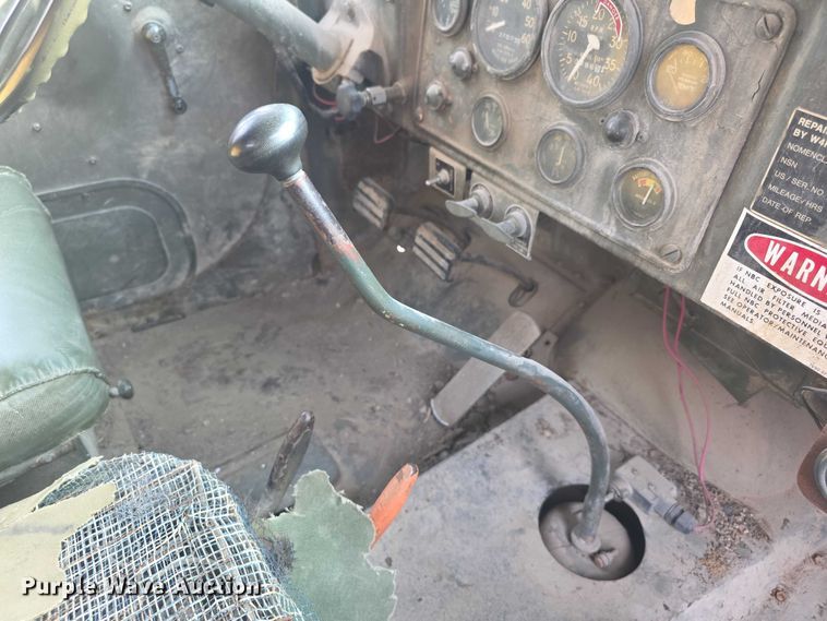 image for item FI0748 1972 American M813 flatbed truck