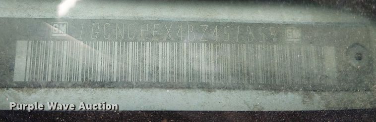 image for item FK0529 2011 Chevrolet Silverado 1500 pickup truck