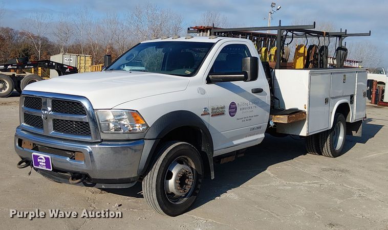 image for item FK0809 2014 RAM 4500 Heavy Duty utility / service truck
