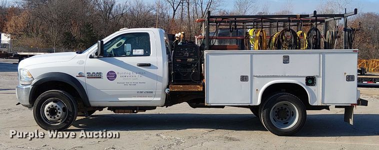 image for item FK0809 2014 RAM 4500 Heavy Duty utility / service truck