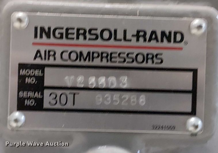 image for item FK0917 Ingersoll Rand V255D3 vacuum pump