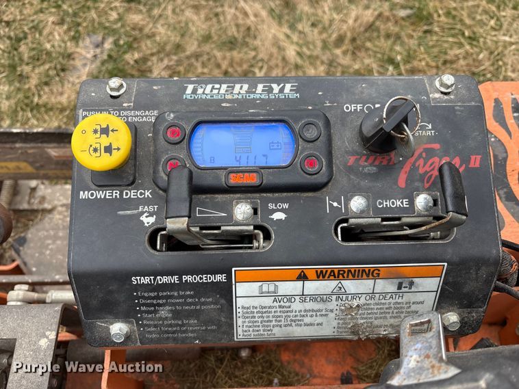 image for item FK1080 Scag STTII-52V-31BV ZTR lawn mower