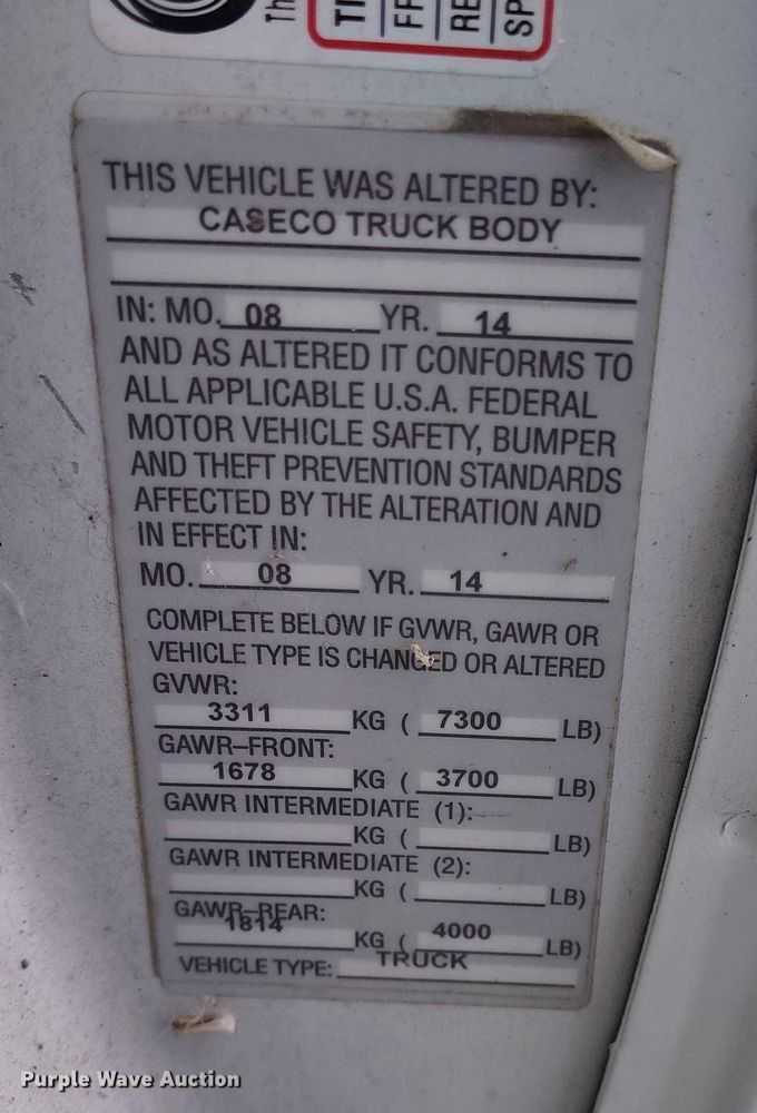 image for item IH9387 2014 Chevrolet Express van