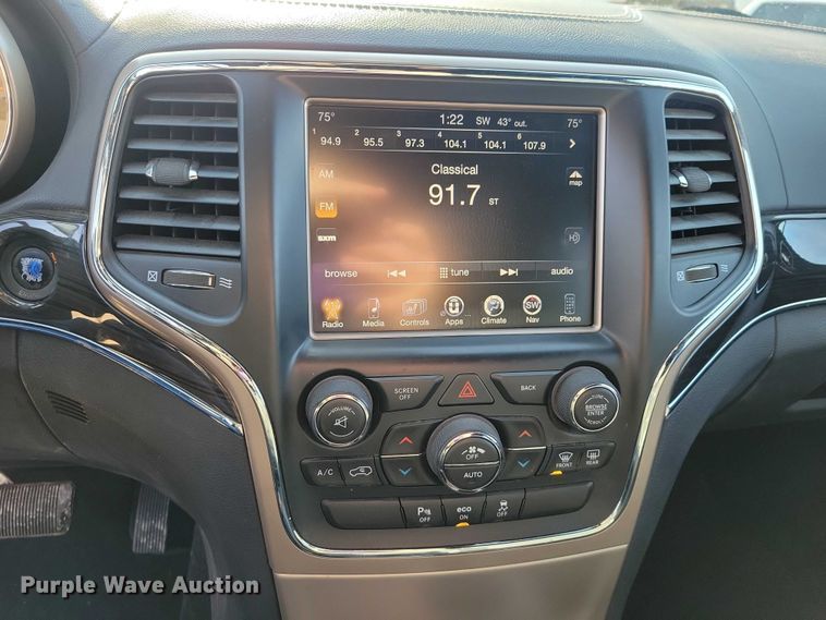 image for item NO9861 2014 Jeep Grand Cherokee Overland SUV