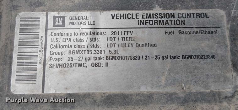 image for item YA1772 2011 Chevrolet Silverado 1500 Crew Cab pickup truck