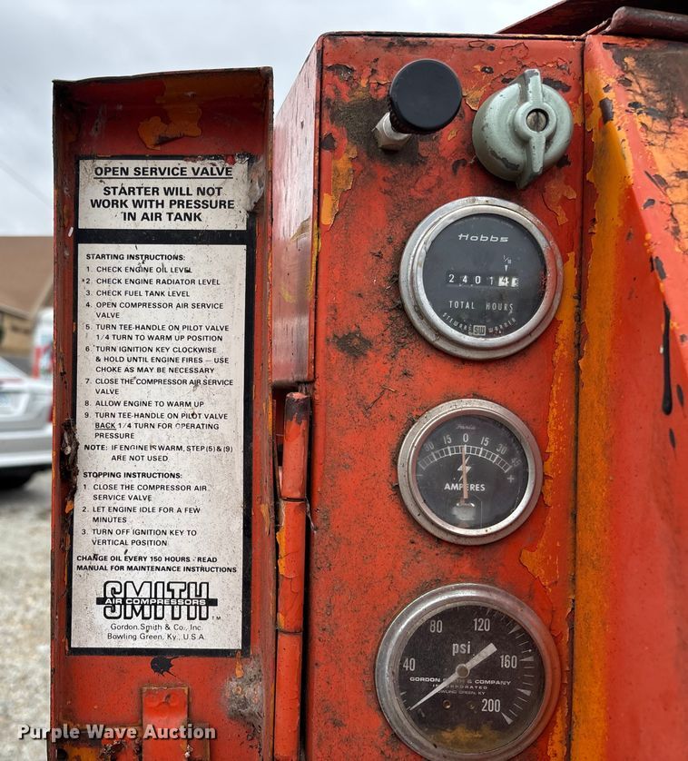 image for item DR2837 Smith 100 air compressor