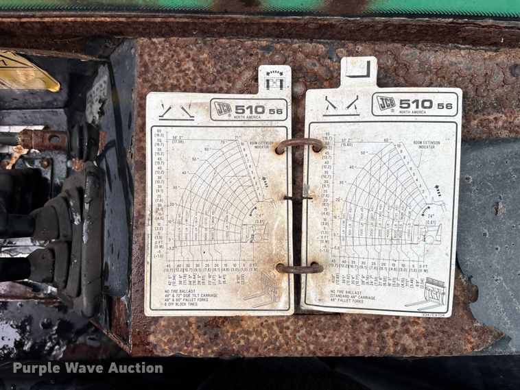 image for item DU0323 2019 JCB 510-56 F telehandler