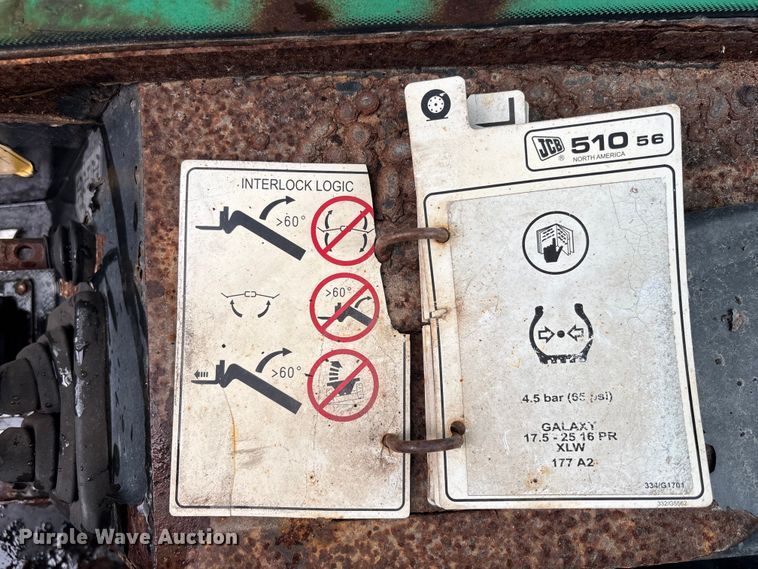 image for item DU0323 2019 JCB 510-56 F telehandler