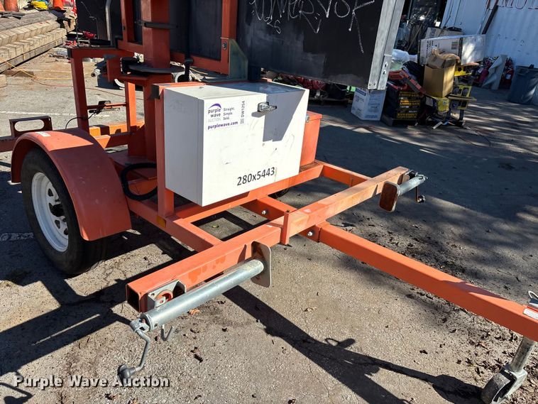 image for item DW1254 2014 Wanco DS-A1-30 message board trailer