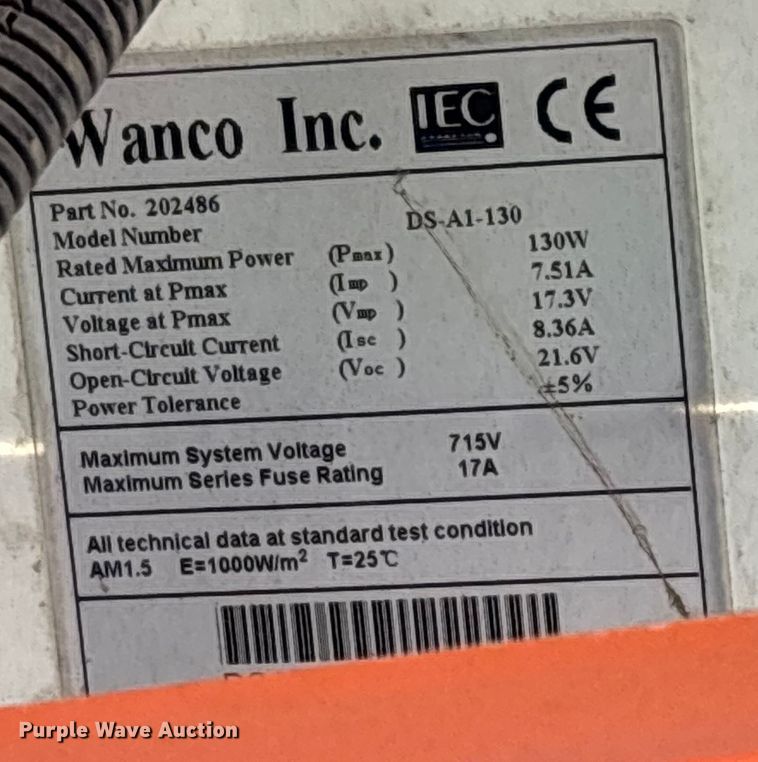 image for item DW1254 2014 Wanco DS-A1-30 message board trailer