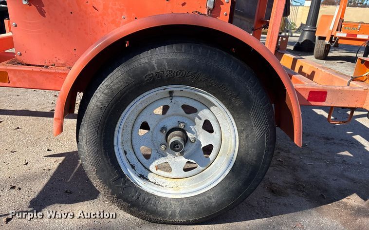 image for item DW1254 2014 Wanco DS-A1-30 message board trailer