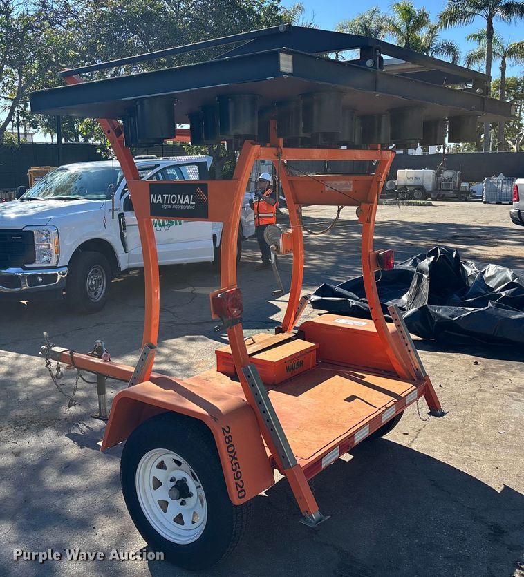 image for item DW1255 2019 National Signal arrow board trailer