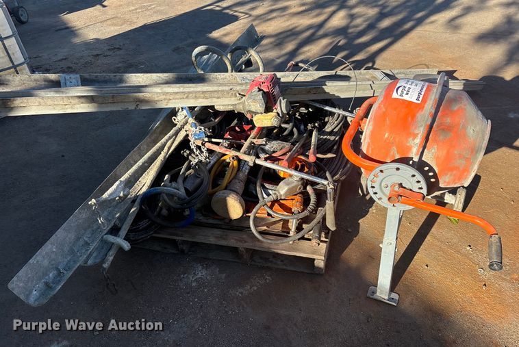 image for item DW1268 YardMax YM0046 concrete mixer