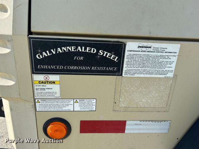 image for item DW1272 Doosan P185WDO-T4F air compressor