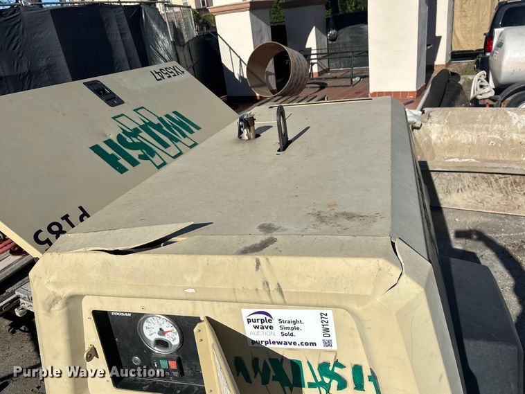 image for item DW1272 Doosan P185WDO-T4F air compressor