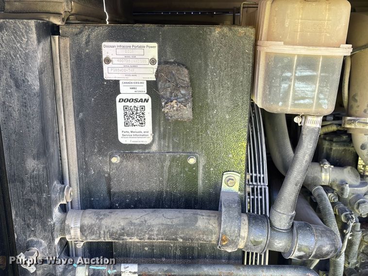 image for item DW1272 Doosan P185WDO-T4F air compressor