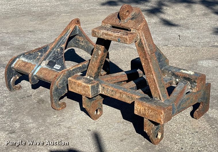 image for item DW1275 (2) forklift quick attaches