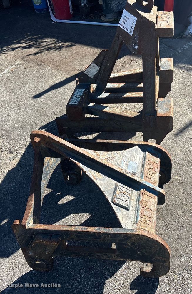 image for item DW1275 (2) forklift quick attaches