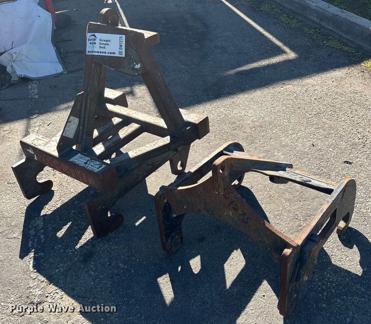 image for item DW1275 (2) forklift quick attaches