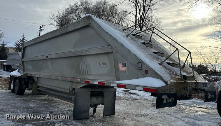 image for item DW4395 2013 Travis Body & Trailer, Inc. S/102 bottom dump trailer