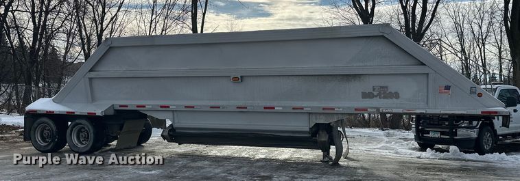 image for item DW4398 2013 Travis Body & Trailer, Inc. S/102 bottom dump trailer