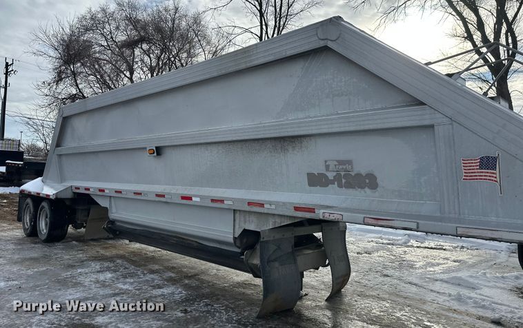 image for item DW4398 2013 Travis Body & Trailer, Inc. S/102 bottom dump trailer
