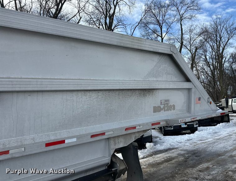 image for item DW4398 2013 Travis Body & Trailer, Inc. S/102 bottom dump trailer
