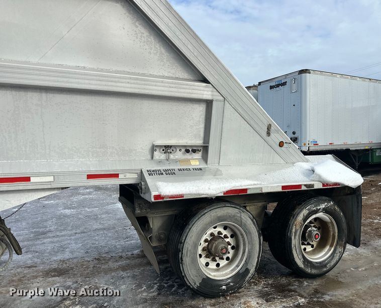 image for item DW4398 2013 Travis Body & Trailer, Inc. S/102 bottom dump trailer