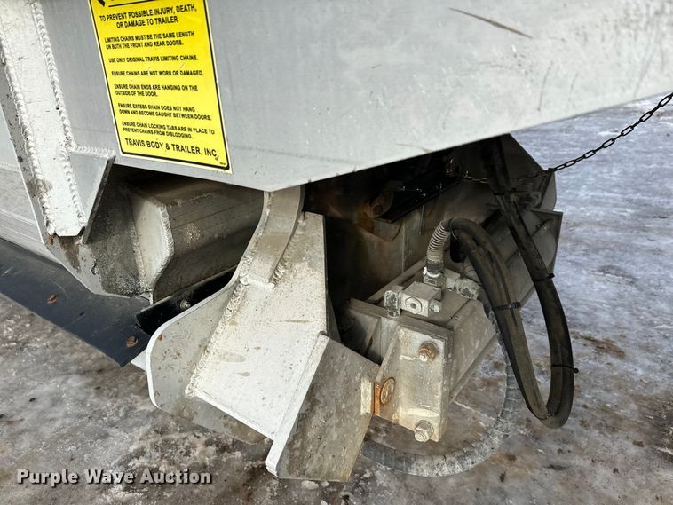 image for item DW4398 2013 Travis Body & Trailer, Inc. S/102 bottom dump trailer