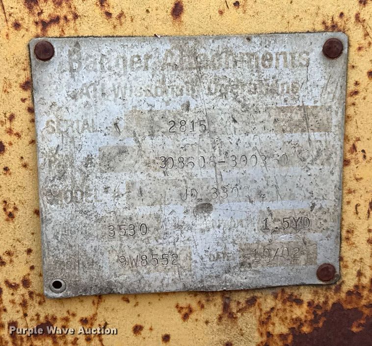 image for item DW6744 Badger Attachments JD330 excavator bucket