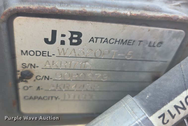 image for item DZ3571 JRB WA320PT5 wheel loader pipe forks